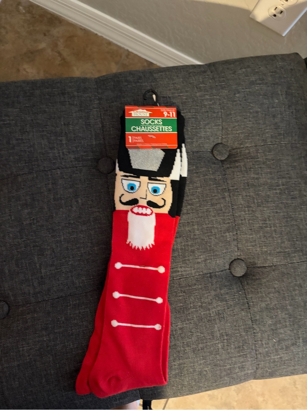 Target Nutcracker Crew Socks - Red, Black, White, Blue